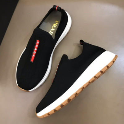 Prada 2019 Mens Casual Canvas Runner  - 프라다 남성 캐쥬얼 캔버스 러너 Pra0618x.Size(240 - 270).블랙