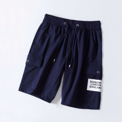 Burberry 2019 Mens Logo Casual Training Half Pants - 버버리 남성 캐쥬얼 트레이닝 반바지 Bur0821x.Size(S - 2XL).네이비