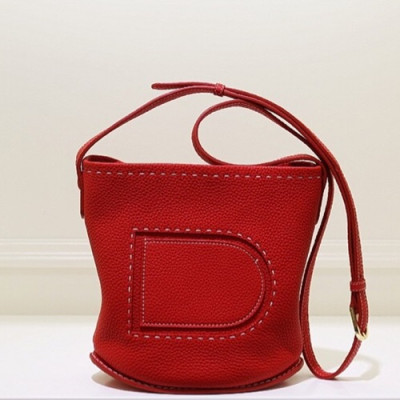 [시선강탈!!]Delvaux 2019 Pin Leather Shoulder Bag,20CM - 델보 2019 핀 레더 숄더백,DVB0256 .20CM,라이트레드