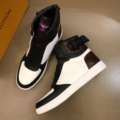 Louis Vuitton 2019 Mens MonogramHigh-top Sneakers  - 루이비통 남성 모노그램 하이탑 스니커즈 Lou01093x.Size(240 - 270).브라운