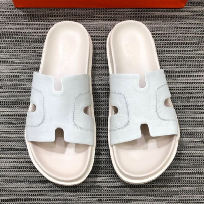 Hermes 2019 Mens Classic Oasis Leather Sandal - 에르메스 남성 클래식 오아시스 레더 샌들 Her0285x.Size(240 - 275).화이트