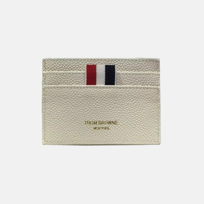 Thom Browne 2019 Leather Card Purse - 톰브라운 2019 레더 남여공용 카드 퍼스 TBW0019,화이트