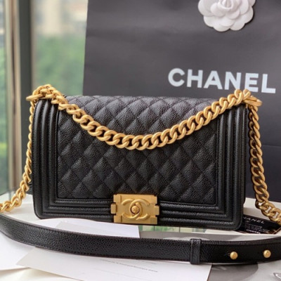 Chanel Leboy Chain Shoulder Bag,25CM - 샤넬 르보이 체인 숄더백  67086 - CHAB0669,25CM,블랙