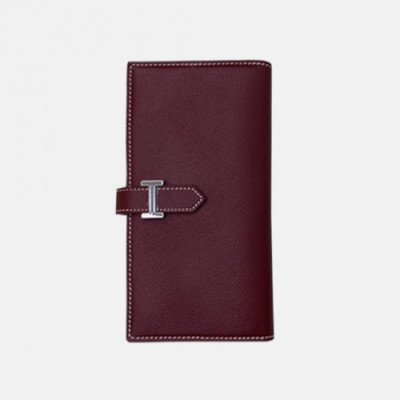 Hermes 2019 Womens  Epsom Leather Wallet - 에르메스 2019 여성용 엡송 레더 장지갑 HERW0026,와인