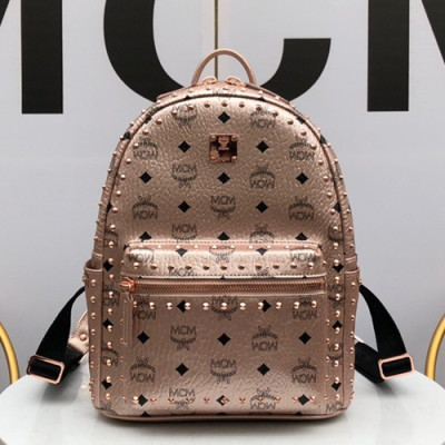 MCM 2019 Visetos Back Pack,17/21/26cm - 엠씨엠 2019 비세토스 남여공용 백팩 MCMB0185, 17/21/26cm,로즈골드