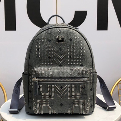 MCM 2019 Visetos Back Pack,26/34cm - 엠씨엠 2019 비세토스 남여공용 백팩 MCMB0205, 26/34cm,그레이