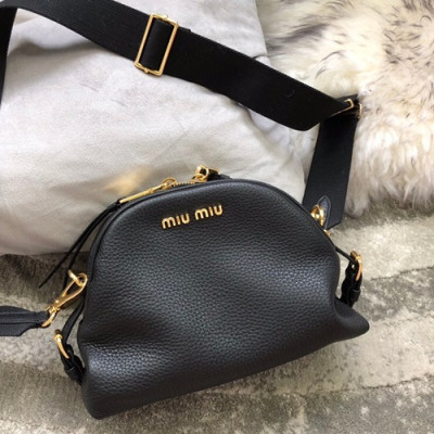 MiuMiu 2019 Shoulder Cross Bag,24cm - 미우미우 2019 숄더 크로스백,5BH092 , MIUB0118 , 24cm,블랙