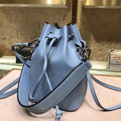 Fendi 2019 Mon Tresor Bucket Shoulder Bag ,18CM - 펜디 2019 몬 트레조 버킷 숄더백  FENB0393,18CM,블루