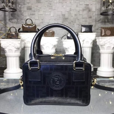 Fendi 2019 Boston Mini Tote Shoulder Bag,19cm - 펜디 2019 여성용 보스턴 미니 토트 숄더백 FENB0406,19CM,블랙