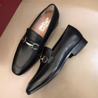 Ferragamo 2018 Mens Gancio Leather Loafer - 페라가모 남성 레더 간치오 레더 로퍼 Fer0278x.Size(240 - 265).블랙