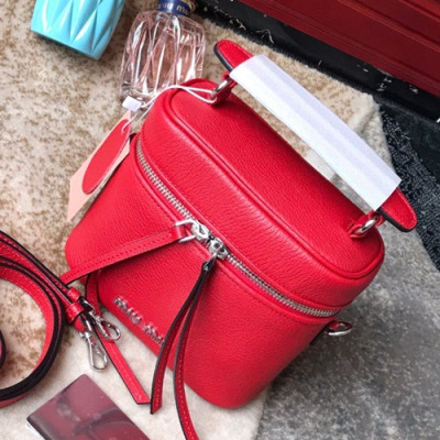 MiuMiu 2019 Medium Tote Shoulder Bag,17cm - 미우미우 2019 미듐 토트 숄더백,5BH121, MIUB0242, 17cm,레드