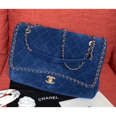 Chanel 2019 Big Size Chain Shoulder Bag  ,50CM - 샤넬 2019 빅 사이즈 체인 숄더백  CHAB0743,50CM,블루