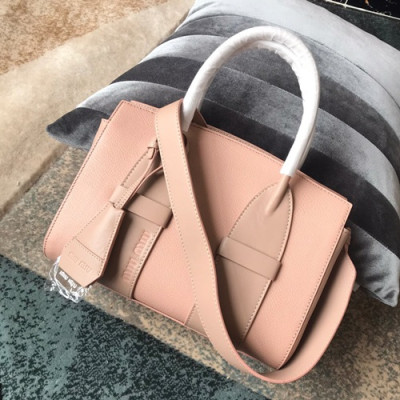 MiuMiu 2019 Tote Shoulder Bag,28cm - 미우미우 2019 토트 숄더백,5BA101, MIUB0281, 28cm,연핑크