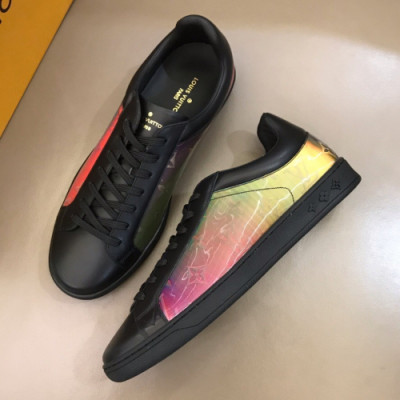 Louis vuitton 2019 Mens Business Initial Logo Sneakers  - 루이비통 남성 비지니스 이니셜 로고 스니커즈 Lou01141x.Size(240 - 270).블랙