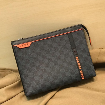 Louis Vuitton 2019 Pochette Voyage Clutch Bag,26cm - 루이비통 2019 포쉐트 보야지 남여공용 클러치백 LOUB1356,26cm,블랙