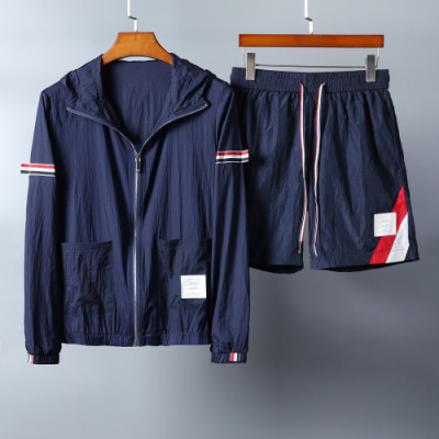 Thom Browne 2019 Mens Casual Sunscreen Windproof Jacket&Short Pants - 톰브라운 남성 캐쥬얼 자외선 차단 방풍자켓&반바지 Tho0159x.Size(m - 2xl).네이비