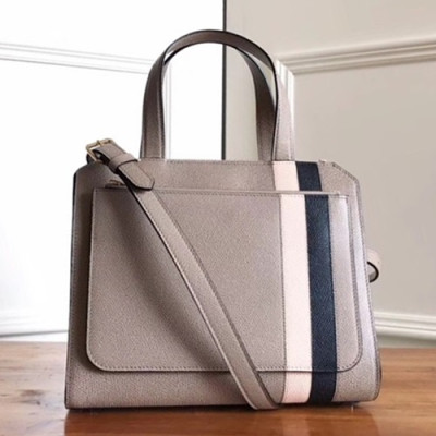 Valextra 2019 Passepartout Leather Tote Shoulder Bag,26CM - 발렉스트라 2019 패스파토 레더 토트 숄더백,VALB0048,26CM,그레이