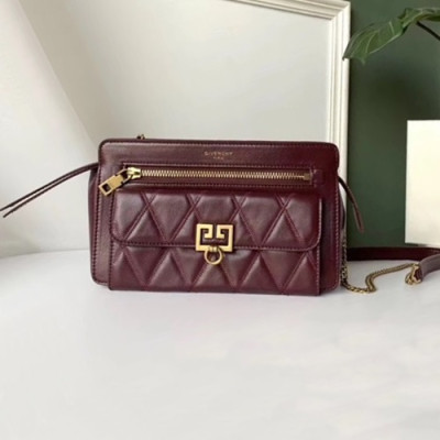 Givenchy 2019 Pocket Leather Shoulder Bag,22CM - 지방시 2019 포켓 레더 숄더백,GVB0056,22CM,레드