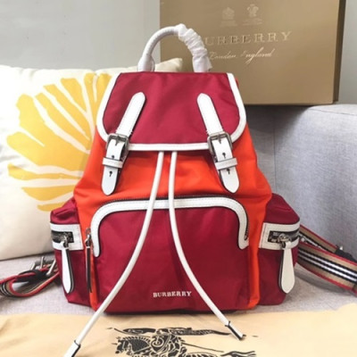 Burberry Nylon Back Pack , 33cm - 버버리 나일론 남여공용 백팩 ,BURB0301,33cm,레드