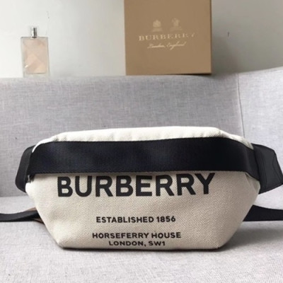 Burberry 2019 Nylon Belt Bag , 31cm - 버버리 2019 나일론 남여공용 벨트백 ,BURB0304,31cm,화이트