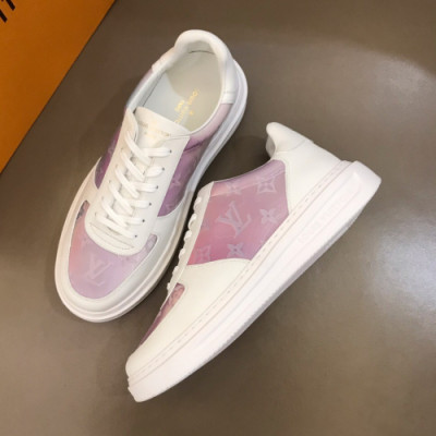 Louis vuitton 2019 Mens Business Initial Logo Sneakers  - 루이비통 남성 비지니스 이니셜 로고 스니커즈 Lou01153x.Size(240 - 270).핑크