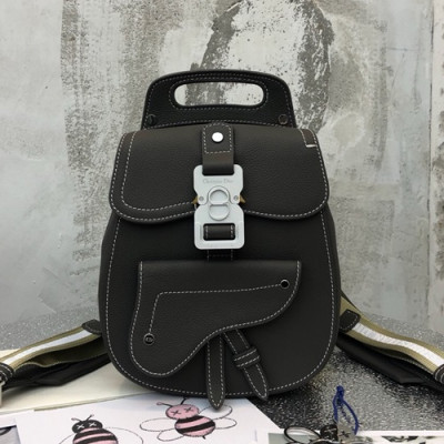 Dior Homme 2019 Mini Saddle Back Pack,23cm - 디올 옴므 2019 남여공용 미니 새들 백팩,DIOB0307,23cm,그레이