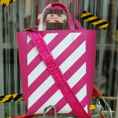 Off White 2019 Leather Tote Shoulder Bag,29cm - 오프화이트 2019 레더 남여공용 토트 숄더백,OFFB0057,29cm,핑크