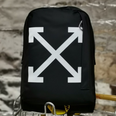 Off White 2019 Nylon Back Pack,43cm - 오프화이트 2019 나일론 남여공용 백팩 OFFB0070,43cm,블랙