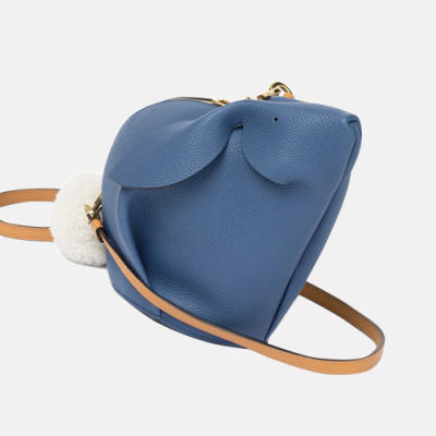 Loewe Bunny Mini Cross Bag,20CM - 로에베 버니 미니 크로스백 ,LOEB0005 ,20CM, 블루