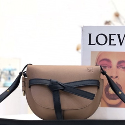 Loewe 2019 Gate Small Shoulder Bag,20CM - 로에베 2019 게이트 스몰 숄더백 ,LOEB0257, 20CM,다크베이지브라운