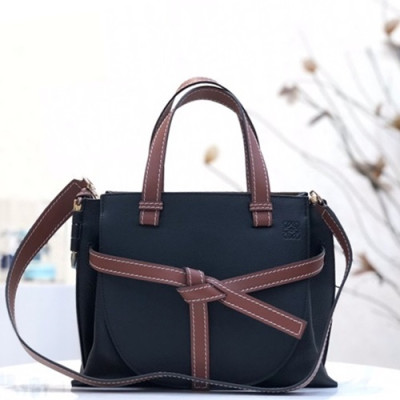 Loewe 2019 Gate Small Tote Shoulder Bag,30CM - 로에베 2019 게이트 스몰 토트 숄더백 ,LOEB0267, 30CM,블랙