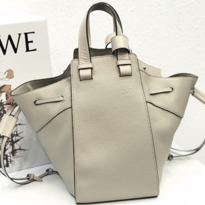 Loewe 2019 Hammock Large Tote Shoulder Bag, 32CM - 로에베 2019 해먹 라지 토트 숄더백 ,10392-LOEB0297, 32CM, 오트밀