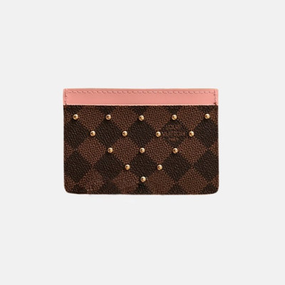 Louis Vuitton 2019 Damier Ebene Cavas Card Holder N60248 - 루이비통 다미에 에벤 캔버스 카드 홀더 LOUW0177.Size(11cm).브라운