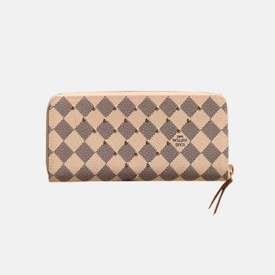 Louis Vuitton 2019 Zippy Clemence Wallet ,N60252 -  루이비통 2019 지피 클레멘스 장지갑 LOUW0180.Size(19.5CM).화이트