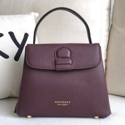 Burberry 2019 Leather Tote Shoulder Bag, 26cm - 버버리 2019 레더 토트 숄더백,BURB0317,26cm,퍼플와인