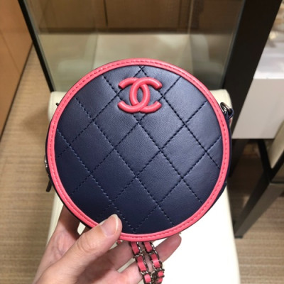 Chanel 2019 Women Mini Cross Bag,13cm - 샤넬 2019 여성용 미니 크로스백 CHAB0827, 13cm,네이비