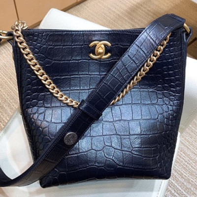 Chanel 2019 Women Leather Shoulder Bag ,23CM - 샤넬 2019 여성용 레더 숄더백 CHAB0845,23CM,블랙