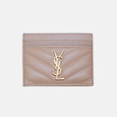 Saint Laurent 2019 Card Purse - 입생로랑 남여공용 카드 퍼스 SLW0038.베이지