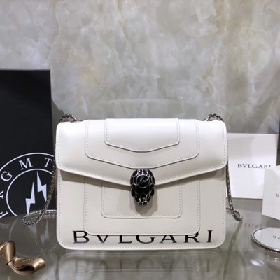 Bvlgari & Fragment 2019 Shoulder Bag,20CM - 불가리 & 프라그먼트 2019 숄더백,BVLB0128,20cm,화이트