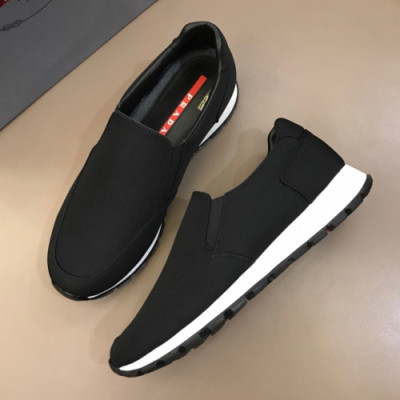 Prada 2019 Mens Modern Canvas Slip-on - 프라다 남성 모던 캔버스 슬립온 Pra0654x.Size(240 - 275).블랙