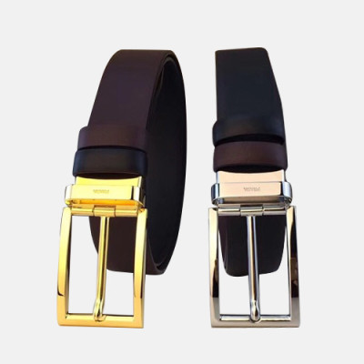 Prada 2019 Mens Business Leather Belt - 프라다 2019 남성 신상 비지니스 레더 벨트 PRABT0001.Size(3.4cm).블랙은장,브라운금장