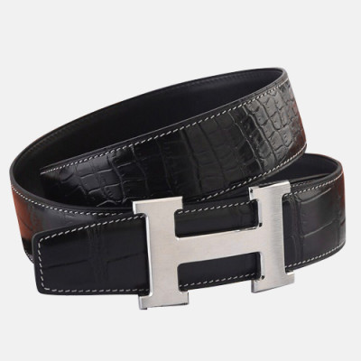 Hermes 2019 Mens Business Signature Logo Leather Belt - 에르메스 2019 남성 비지니스 시그니처 로고 가죽 벨트 HERBT0002.Size(3.8cm).브라운금장,블랙은장,그레이은장