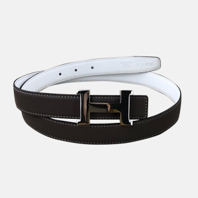 Hermes 2019 Ladies Reversible Epsom & Swift Leather Belt - 에르메스 2019 여성용 리버시블 엠송&스위프트 레더 벨트 HERBT0003.Size(2.5cm).다크그레이