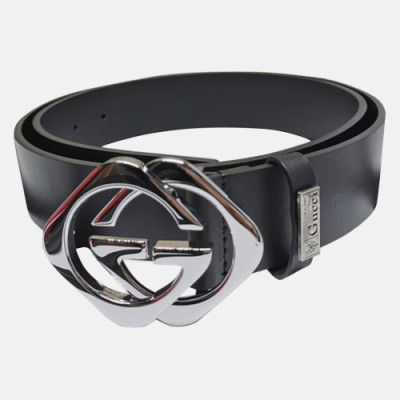 Gucci 2019 Mens Leather Belt - 구찌 2019 남성용 레더 벨트 GUBT0006.Size(4.0cm).블랙