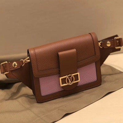 Louis Vuitton 2019 Dauphine Bumbag,20cm - 루이비통 2019 다프네 여성용 범백 M58881,LOUB1501, 20cm ,브라운+핑크