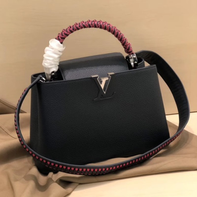 Louis Vuitton 2019 Capucines Tote Shoulder Bag,27/31cm - 루이비통 2019 카푸신 토트 숄더백  M55083 ,LOUB1503,27/31cm,블랙