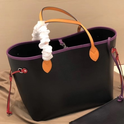 Louis Vuitton 2019 Never Full Tote Shoulder Shopper Bag,32cm - 루이비통 2019 네버풀 토트 숄더 쇼퍼백 M54185,LOUB1504 ,32cm,블랙