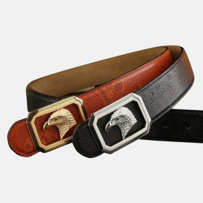 Stefano Ricci 2019 Mens Reversibe Leather Belt - 스테파노리치 2019 남성용 리버시블 레더 벨트 STEBT0006.Size(3.8cm).오렌지금장,블랙은장