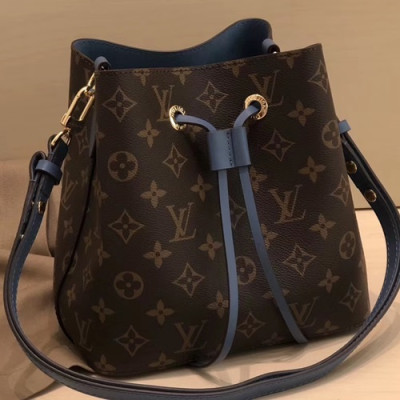 Louis Vuitton 2019 Neonoe Women  Mini Bucket Bag,20cm - 루이비통 2019 네오 노에 여성용  미니 버킷백,M52853,LOUB1514,20cm,브라운+네이비