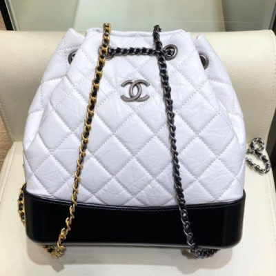 Chanel 2019 Gabrielle Back Pack ,23CM - 샤넬 2019 가브리엘 백팩,CHAB0961,23CM,화이트